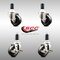 Service Caster 3 Inch 316SS Soft Rubber Swivel 1-3/8 Inch Expanding Stem Caster Brake SCC, 2PK SCC-SS316EX20S314-SRS-2-TLB-2-138 - alternate 3